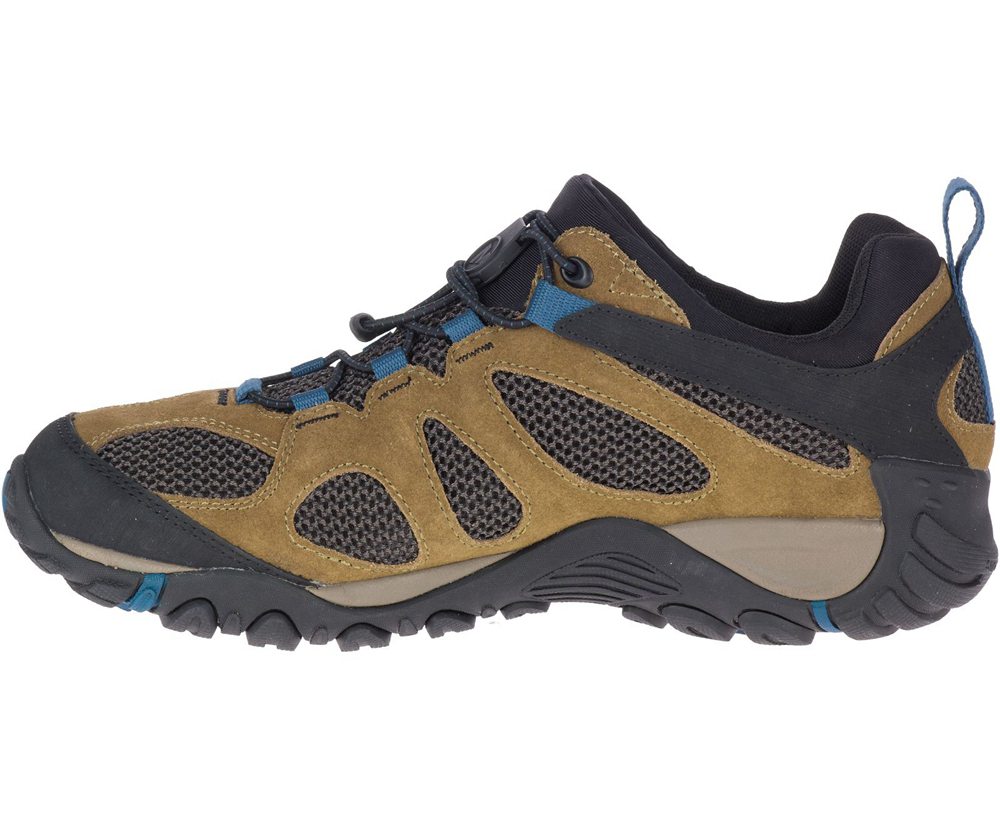 Buty Trekkingowe Merrell Męskie Brązowe/Czarne - Yokota 2 Stretch - 126785-RLJ